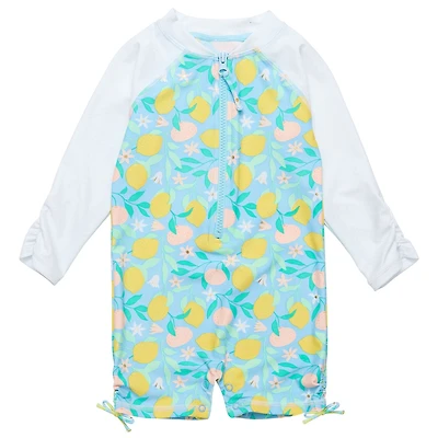 Snapper Rock Baby Girls Lemon Drops Ls Sunsuit
