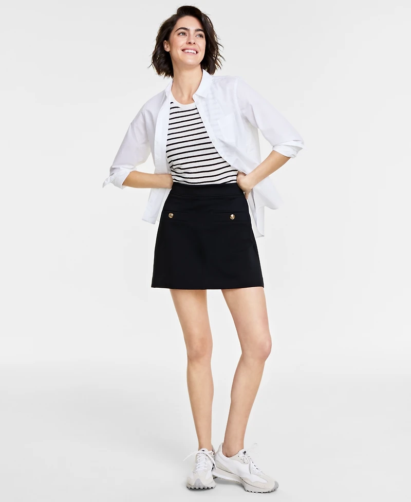 On 34th Women Ponte-Knit Mini Skirt, Created for Macy's