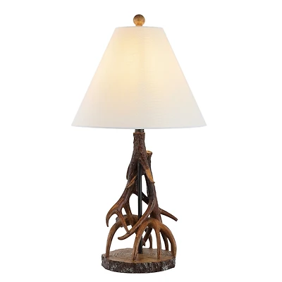 Cabell Farmhouse Rustic Iron Led Table Lamp