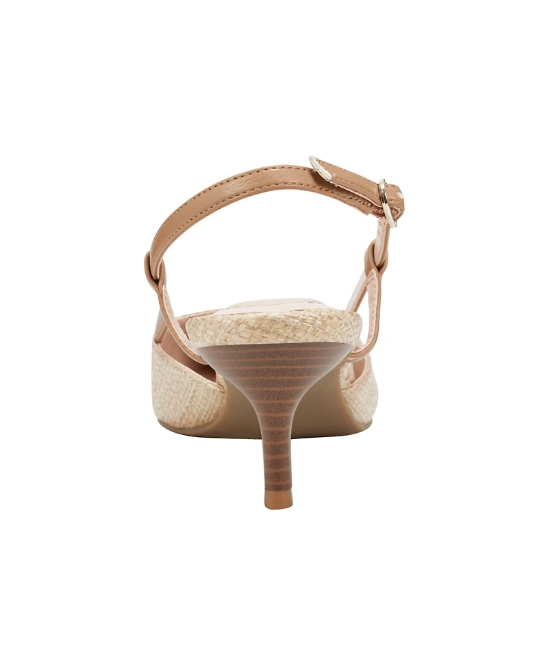 Bandolino Women's Movito Slingback Kitten Heel Pumps