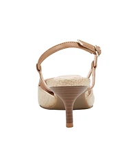 Bandolino Women's Movito Slingback Kitten Heel Pumps