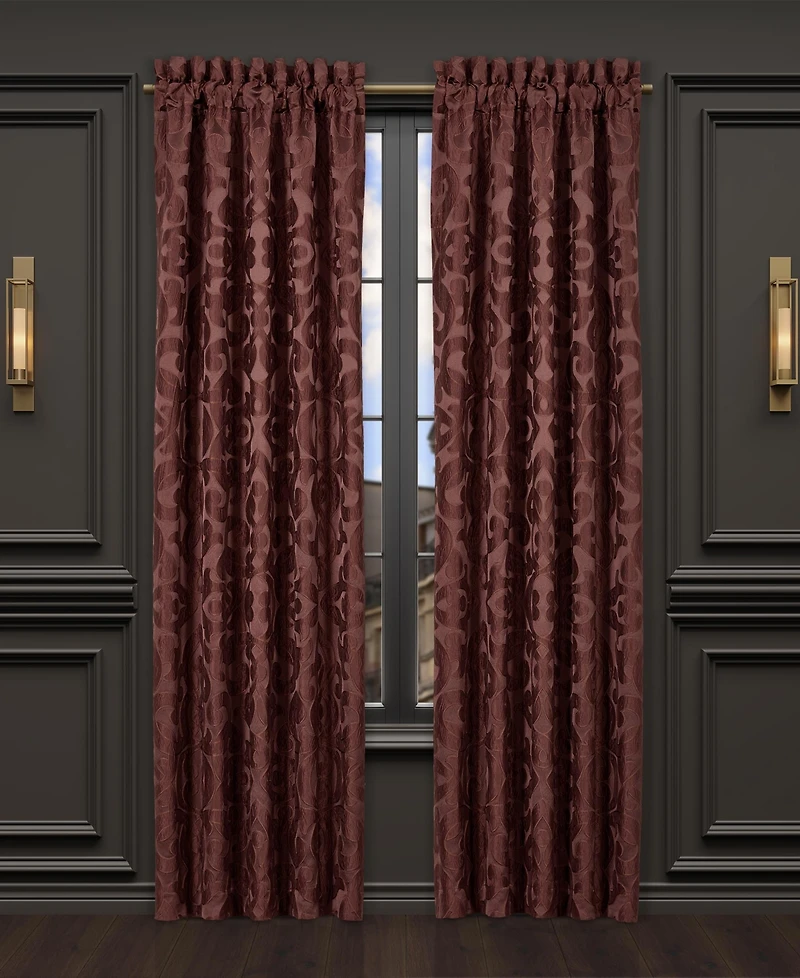 J Queen New York La Boheme 4-Pc. Window Panel Pair, 50" x 84"