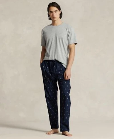 Polo Ralph Lauren Mens Cotton Jersey Sleep Shirt Polo Player Pajama Pants