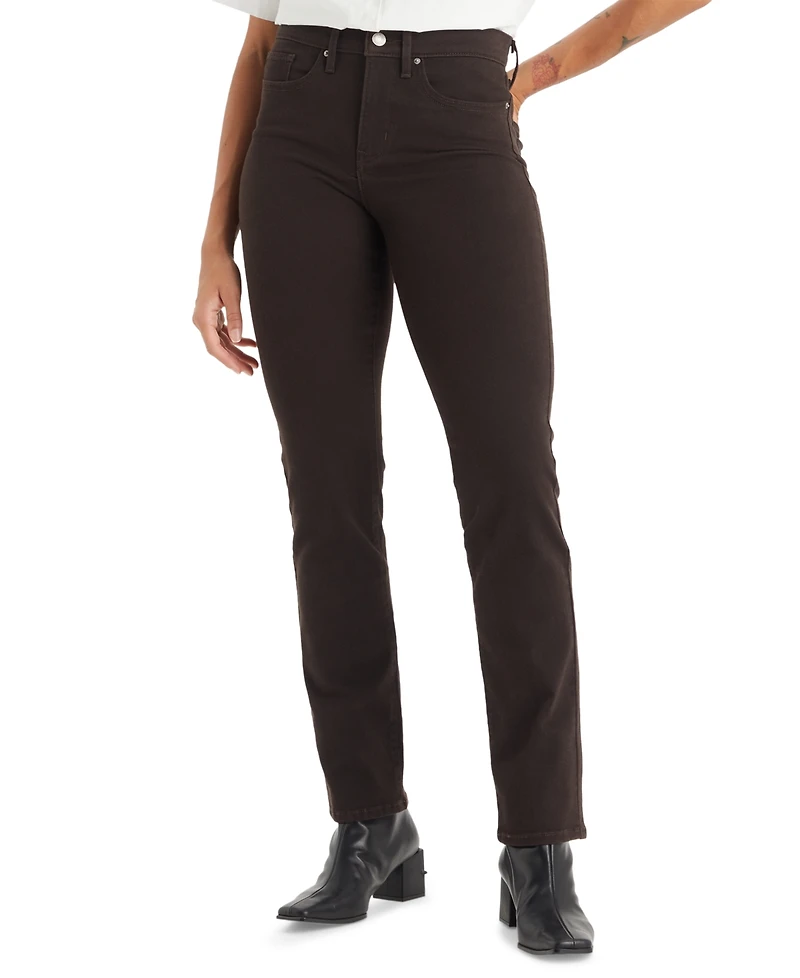 Levi's 314 Shaping Slimming Straight Leg Mid Rise Jeans