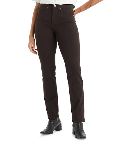 Levi's 314 Shaping Slimming Straight Leg Mid Rise Jeans