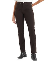 Levi's 314 Shaping Slimming Straight Leg Mid Rise Jeans