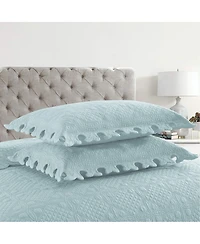 MarCielo 100% Cotton Oversized Bedspread Quilt Set Tw