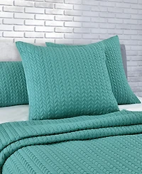 J by Queen Cayman Quilted Sham, European