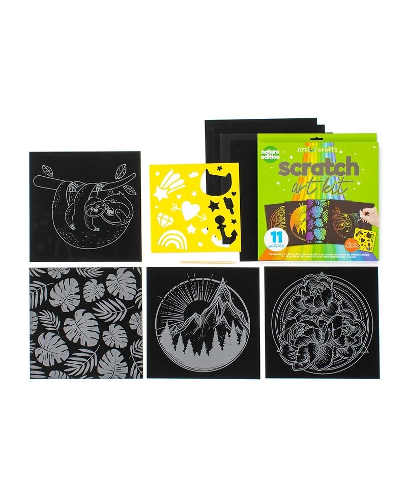 Art 101 Scratch Art Kit, 3 Pack