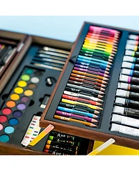 Art 101 Deluxe Artist Wood Set, 215 Pieces