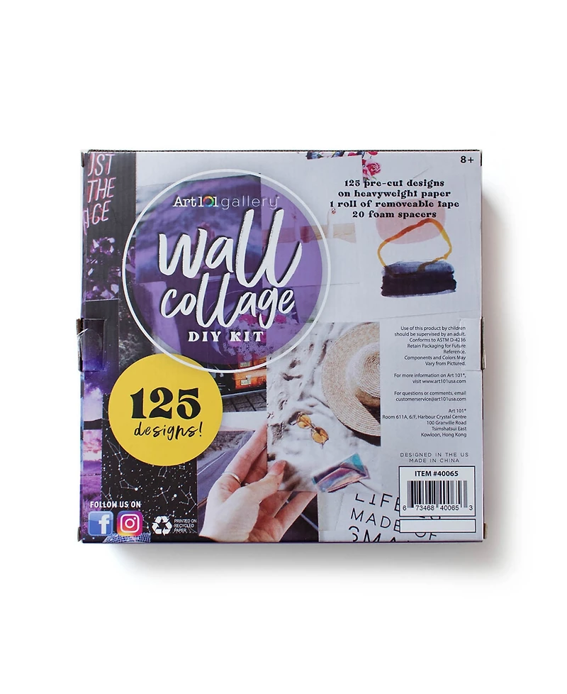 Art 101 Wall Collage Kit, 146 Pieces