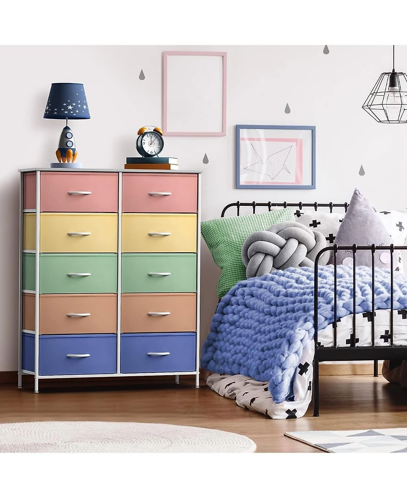 Sorbus 10 Drawers Storage Dresser