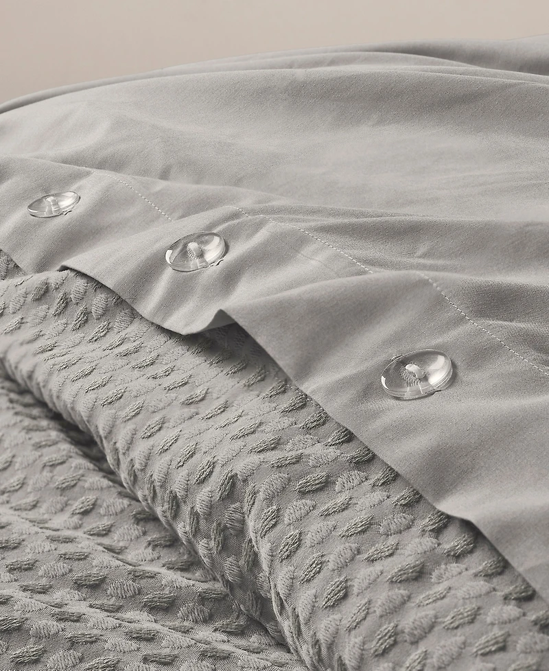 510 Design Mina Waffle Textured 2-Pc. Duvet Cover Set, Twin/Twin Xl