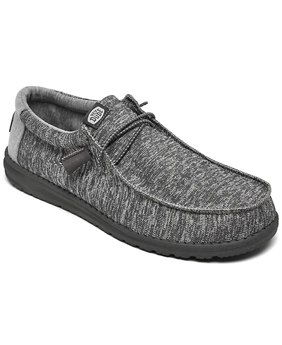 Hey Dude Men's Wally Sport Knit Casual Moccasin Sneakers from Finish Line