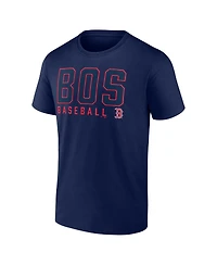 Men's Fanatics Navy, White Boston Red Sox Two-Pack Combo T-shirt Set