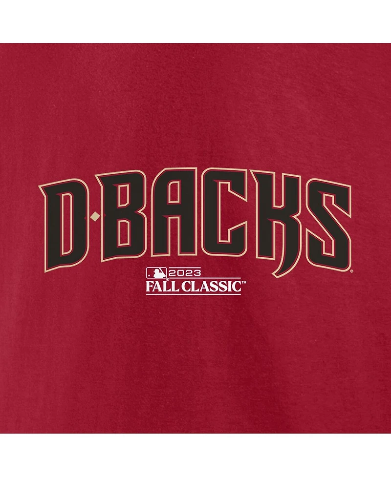 Men's Fanatics Ketel Marte Red Arizona Diamondbacks 2023 World Series Name and Number T-shirt