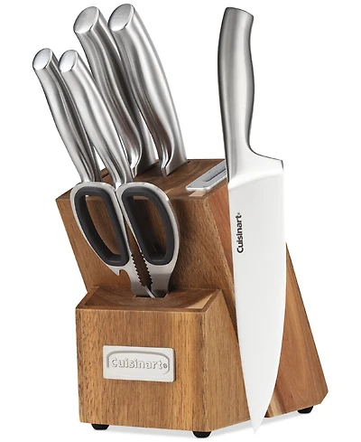Cuisinart Classic 7-Piece Stainless Steel Knife & Block set