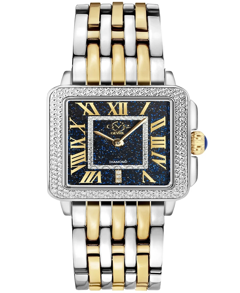GV2 by Gevril Women's Padova Two-Tone Stainless Steel Watch 30mm