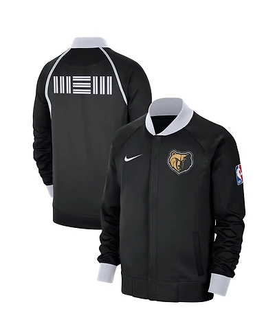 Men's Nike Black Memphis Grizzlies 2023/24 City Edition Authentic Showtime Performance Raglan Full-Zip Jacket
