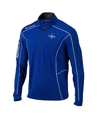 Men's Columbia Royal Texas Rangers 2023 World Series Champions Shotgun Omni-Wick Quarter-Zip Pullover Jacket