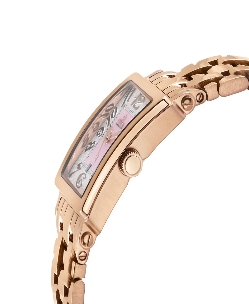 Gevril Women's Avenue of Americas Mini Rose Gold-Tone Stainless Steel Watch 32mm