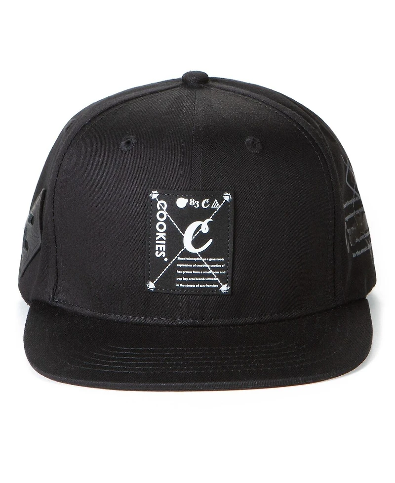 Men's Cookies Clothing Black Key Largo Snapback Hat