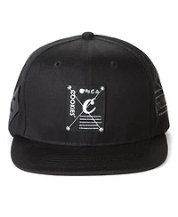 Men's Cookies Clothing Black Key Largo Snapback Hat