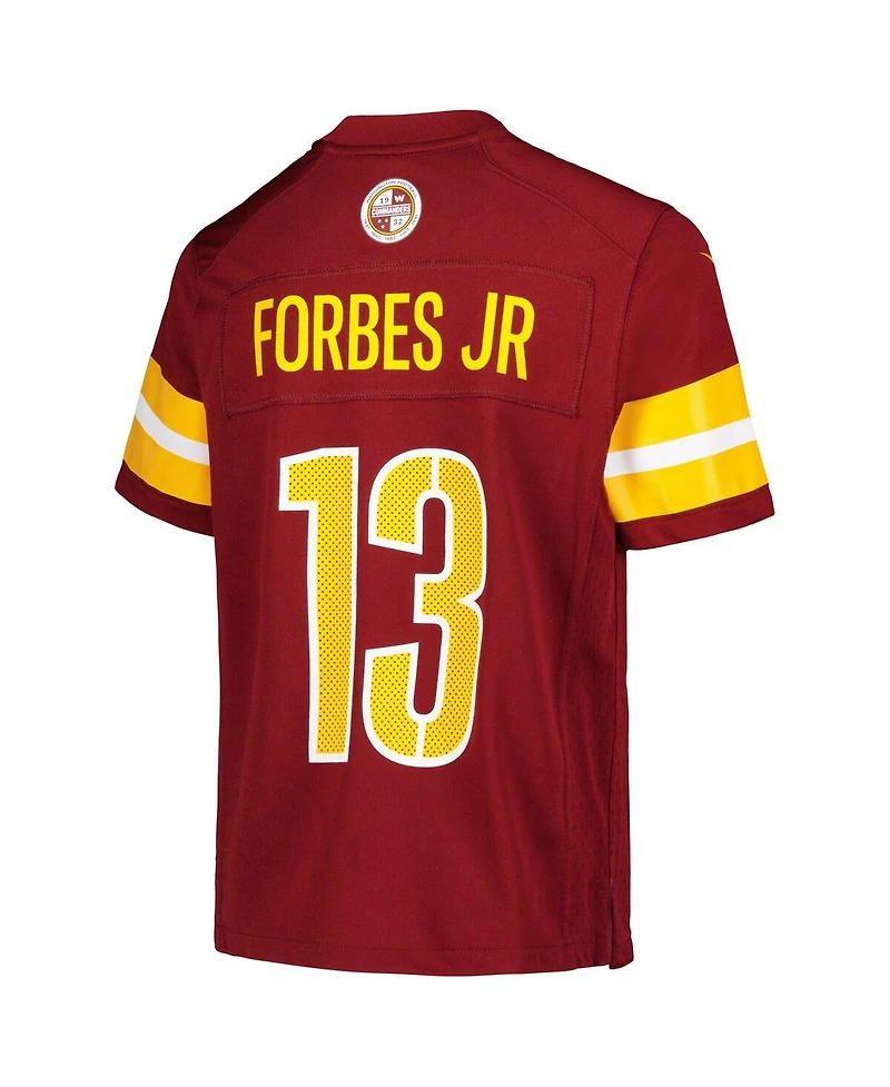 Big Boys Nike Emmanuel Forbes Jr. Burgundy Washington Commanders Game Jersey