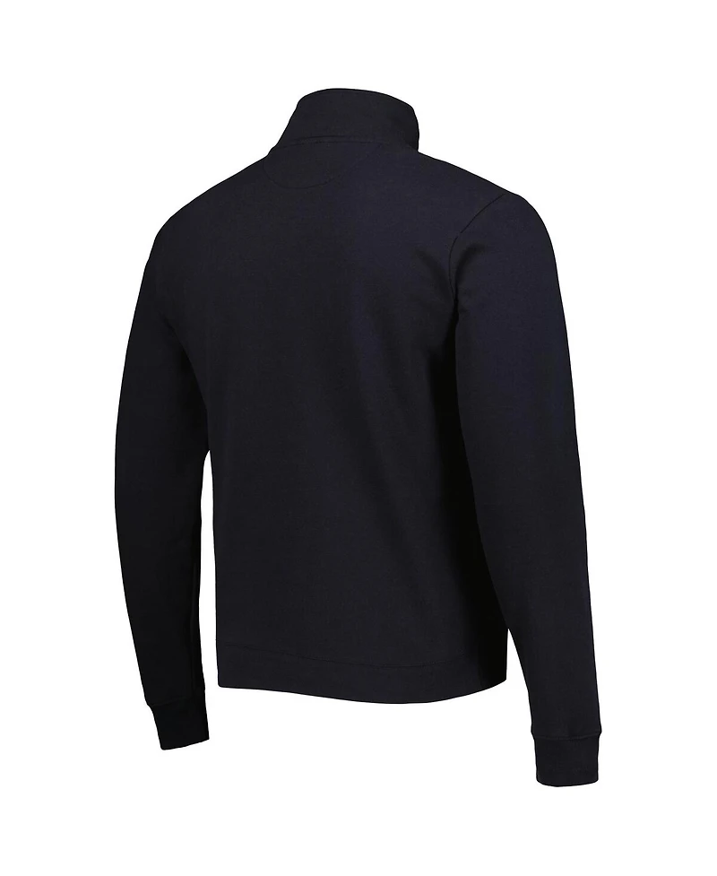 Men's League Collegiate Wear Black Nebraska Huskers Stack Essential Lightweight Fleece Quarter-Zip Sweatshirt
