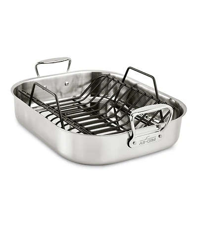 All-Clad Gourmet Accessories, Large Stainless Steel Roaster with Rack