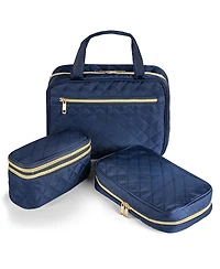 Ms. Jetsetter Travel Trio (3 Pieces) with Jewelry Case, Makeup and Toiletry Bag | Accessories