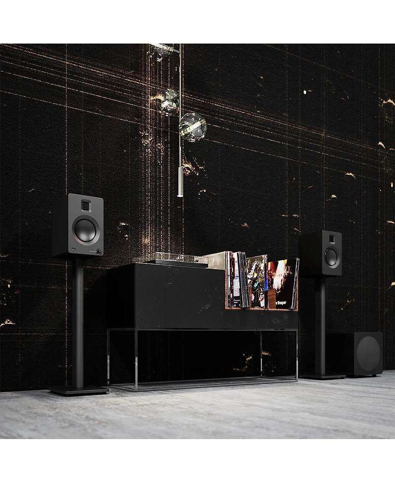 Kanto SP26PL 26" Bookshelf Speaker Stands with Rotating Top Plates and Cable Management - Pair