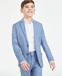 Tommy Hilfiger Big Boys Modern-Fit Stretch Sharkskin Suit Jacket