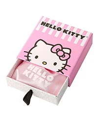 Sanrio Hello Kitty and Friends Womens 18kt Gold Plated Bracelet with Flower and Heart Charm Pendants, 6.5 + 1", Officially Licensed