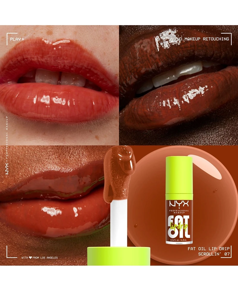 Nyx Professional Makeup Fat Oil Lip Drip, 0.16 oz.