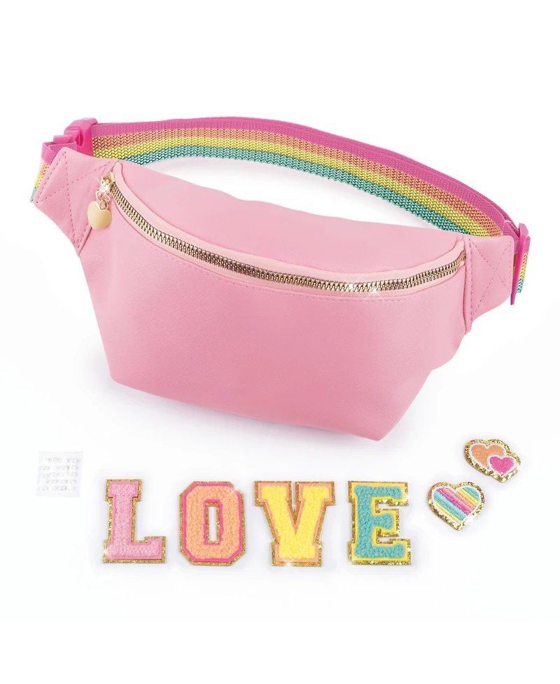 Make It Real Fashion Bag with Patches - Bum Bag