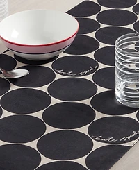 kate spade new york the Loop Joy Dot Reversible Table Runner