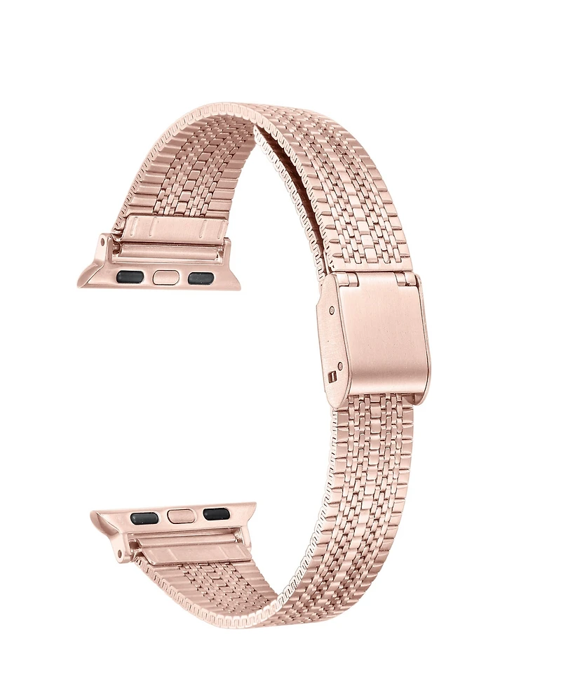 Posh Tech Unisex Eliza Stainless Steel Bicolor Band for Apple Watch Size- 38,40,41mm