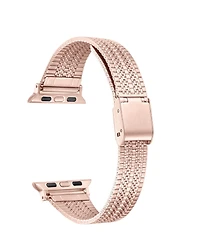 Posh Tech Unisex Eliza Stainless Steel Bicolor Band for Apple Watch Size- 38,40,41mm