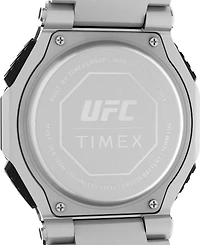 Timex Ufc Men's Colossus Analog-Digital Silver-Tone Stainless Steel Watch, 45mm