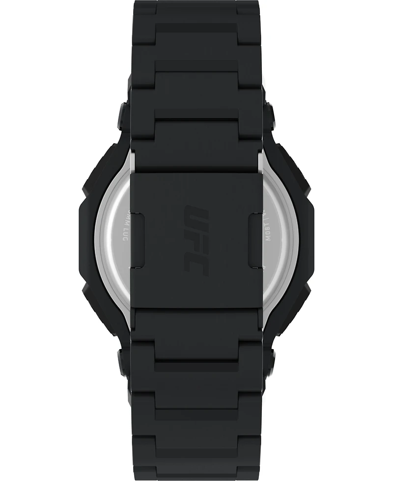 Timex Ufc Men's Colossus Analog-Digital Black Stainless Steel Watch, 45mm