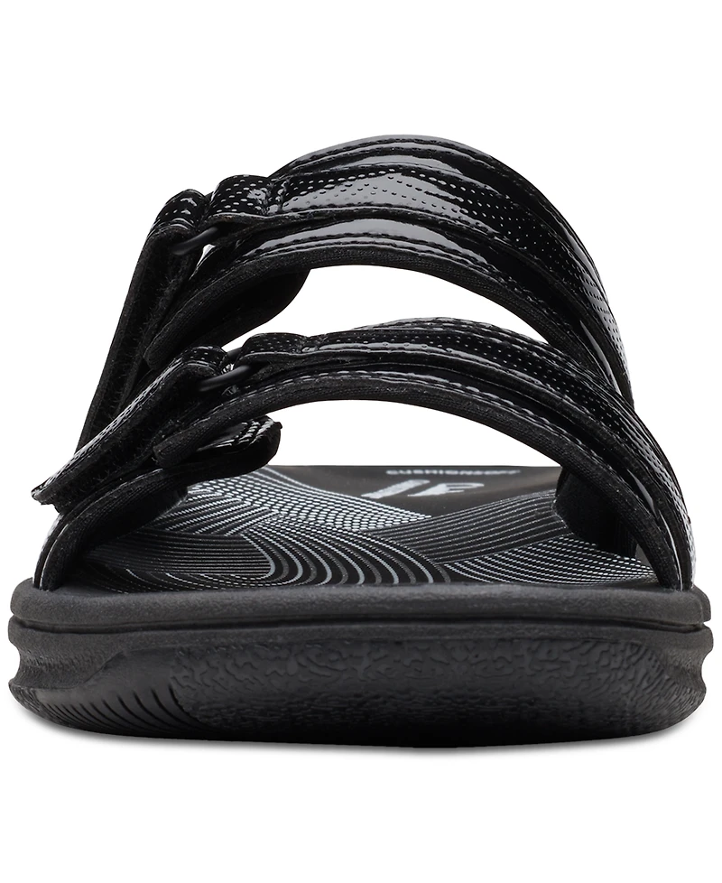 Clarks Women's Cloudsteppers Breeze Piper Comfort Slide Sandals