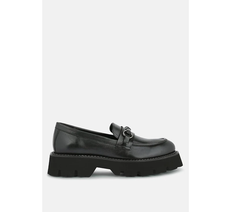 Cheviot Womens Chunky Leather Loafers