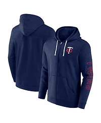 Men's Fanatics Navy Minnesota Twins Offensive Line Up Full-Zip Hoodie