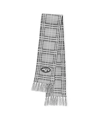 Women's Wear by Erin Andrews New York Jets Plaid Knit Hat with Pom and Scarf Set
