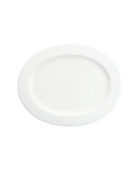Fortessa Amanda White Embossed Oval Platter