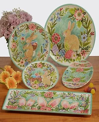 Certified International Joy of Easter Melamine Set/6 Salad Plate
