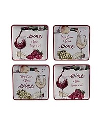 Certified International Napa 4-Pc. Salad Plates asst.
