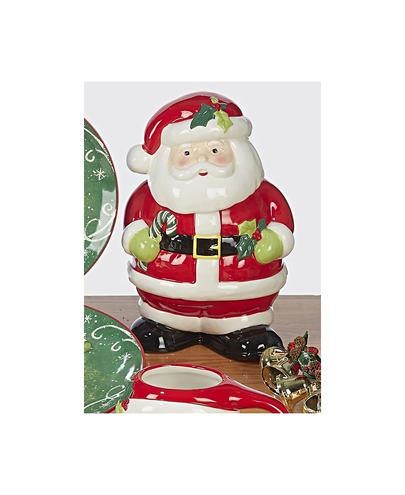 Holiday Magic Santa 3D Cookie Jar