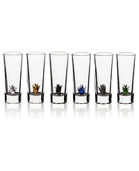 The Wine Savant Tequila Decanter & Shot Glasses, 7 Piece Set